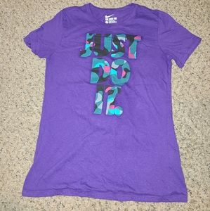 Purple nike tee